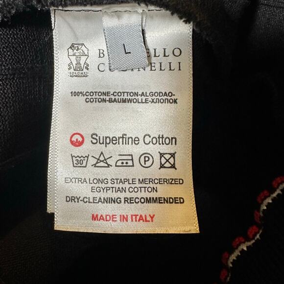 Brunello Cucinelli Cotton Ribbed Knit Polo Shirt - Picture 8 of 8